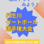 ゲートボール選手権大会